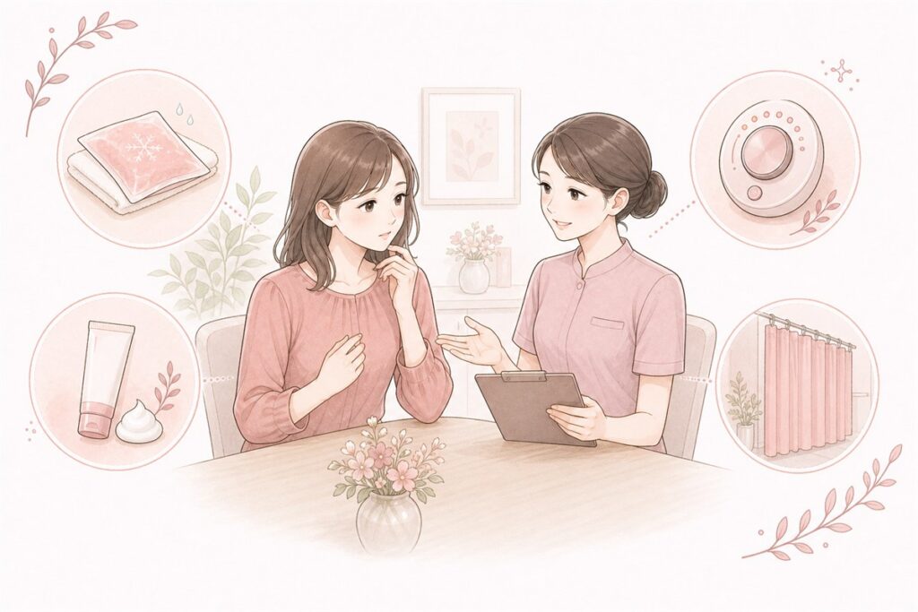 シェービングの注意点