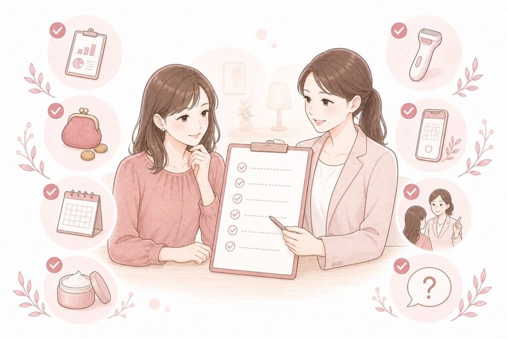 無料カウンセリングで確認