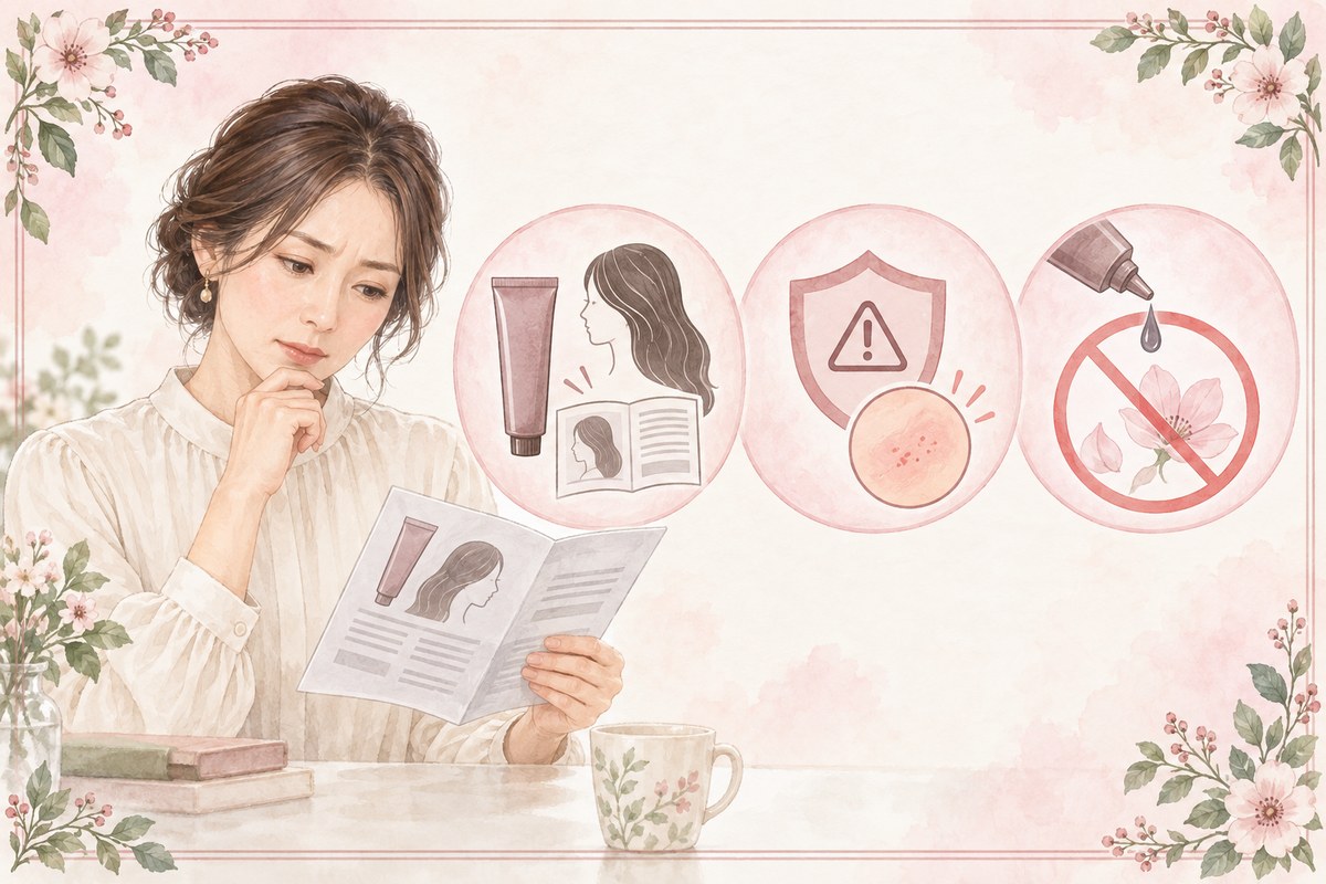 頭髪用白髪染めをアンダーヘアに使わない方がよい3つの理由