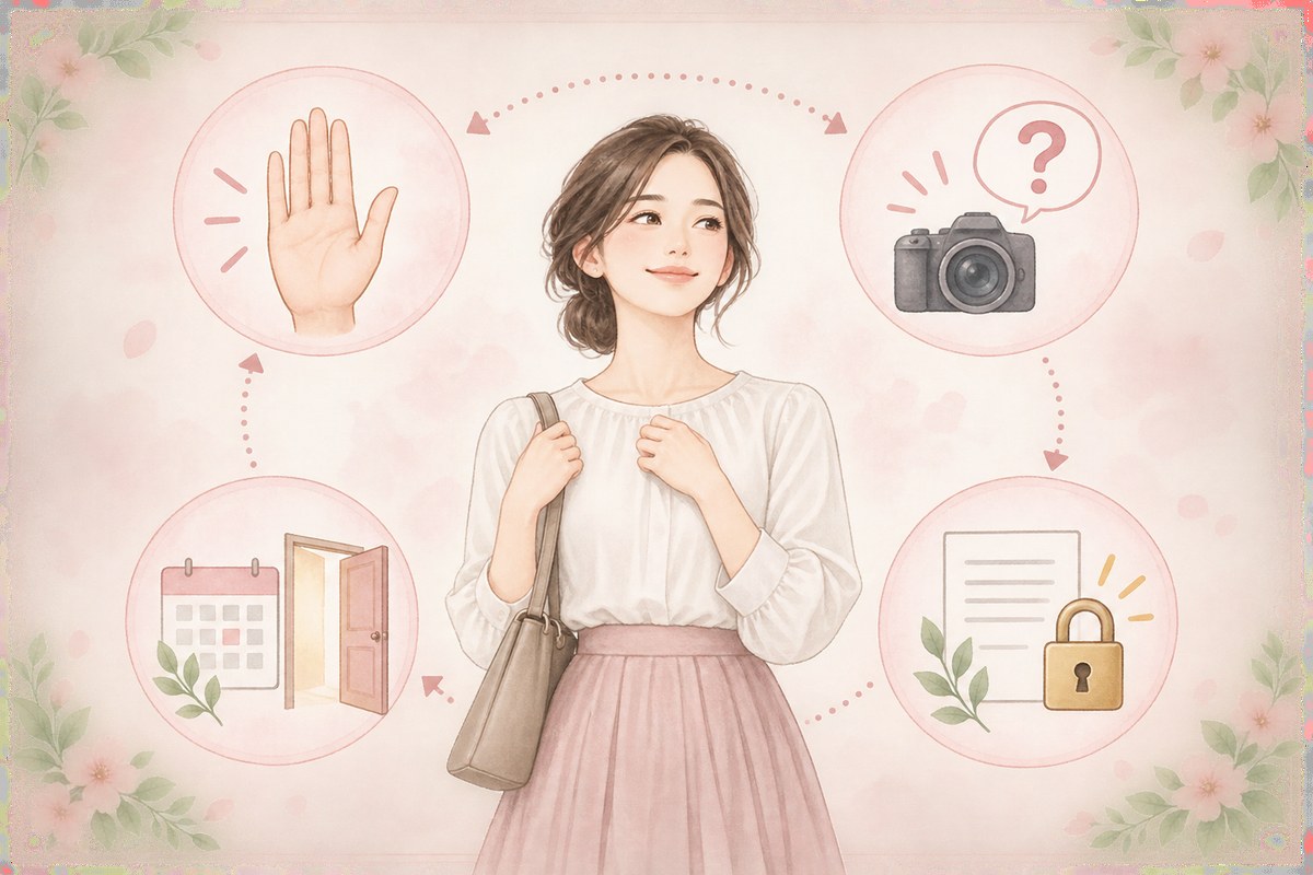 当日にVIO写真撮影を頼まれたときの4ステップ