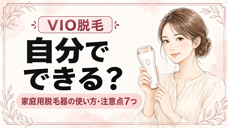 VIO脱毛は自分でできる